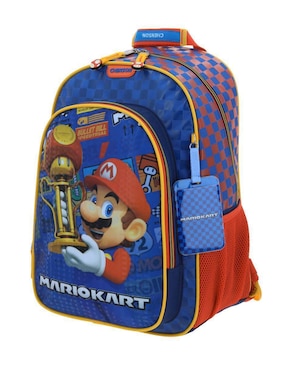 Mochila escolar Mario Bros Chenson Veloz unisex