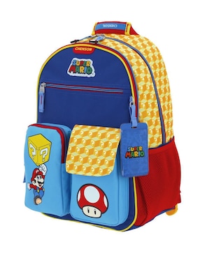 Mochila infantil Mario Bros Chenson Ethian unisex
