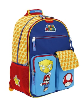 Mochila infantil Mario Bros Chenson Ethian unisex
