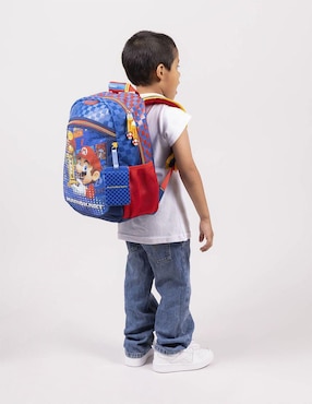 Mochila escolar Mario Bros Chenson Veloz unisex