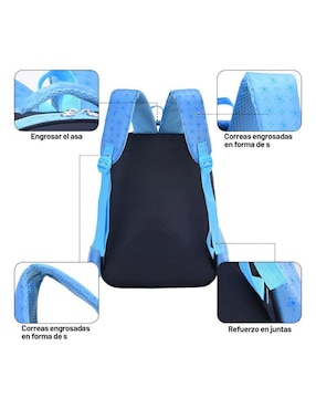 Mochila escolar Likëpink Skybox impermeable unisex