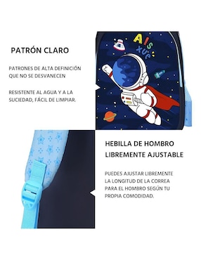 Mochila escolar Likëpink Skybox impermeable unisex