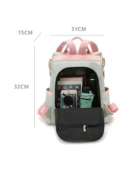 Mochila escolar Likëpink Chicbox impermeable unisex