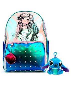 Mochila Escolar La Sirenita Likëpink Ocean Chic