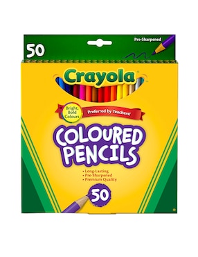 Lápiz De Color Crayola Redondo 50 Piezas