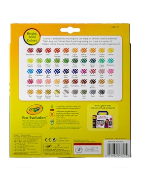 Lápiz de color Crayola redondo 50 piezas