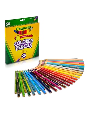 Lápiz de color Crayola redondo 50 piezas