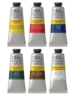 Pintura acrílica Winsor & Newton 6 piezas