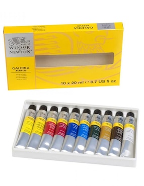 Pintura acrílica Winsor & Newton 10 piezas