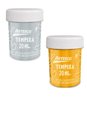 Set de pinturas acrílicas Artesco 7 piezas