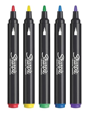 Marcador base agua Sharpie 5 piezas