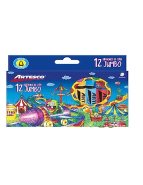 Set Crayónes Artesco 12 Piezas