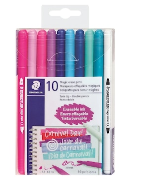 Marcador Base Agua Staedtler 10 Piezas