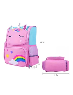 Mochila escolar Likepink Unicornio Brillante impermeable unisex