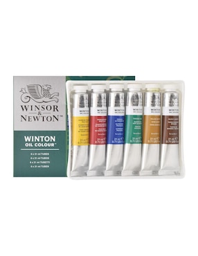 Pinturas óleo Winsor & Newton 6 Piezas