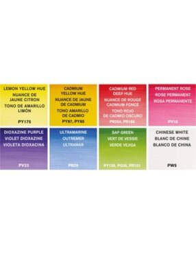 Acuarela Winsor & Newton Cotman 8 piezas