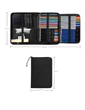Set lápiz de color Wünd redondo 72 piezas