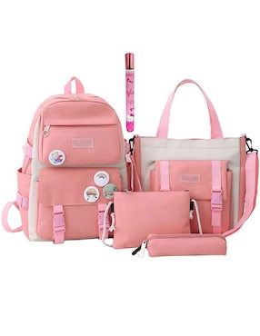 Mochila Escolar Likëpink SchoolFashion Impermeable