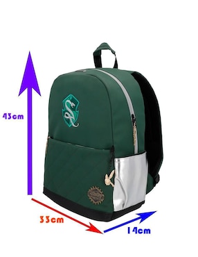 Mochila escolar Slytherin Yadatex Hogwarts Legacy unisex