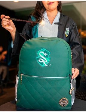 Mochila escolar Slytherin Yadatex Hogwarts Legacy unisex