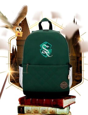 Mochila escolar Slytherin Yadatex Hogwarts Legacy unisex