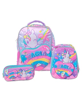 Set Mochila ONIX Magia El Unicornio