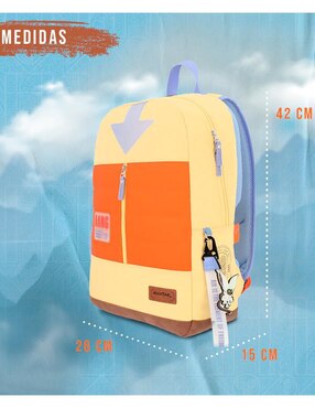 Mochila escolar Aang Common Nation Avatar unisex