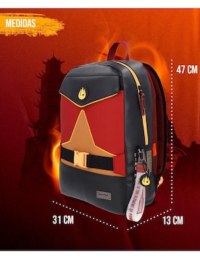 Mochila escolar Zuko Common Nation Avatar unisex