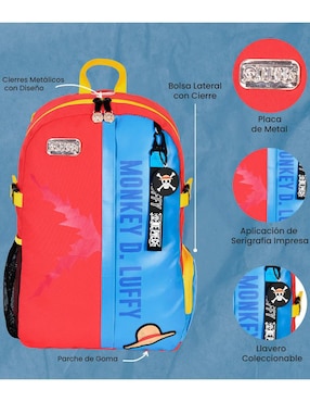 Mochila escolar Monkey D. Luffy Common Nation One Piece unisex