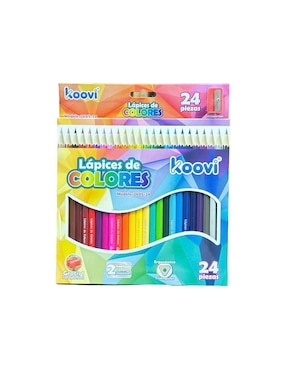 Lápiz de color Koovi triangular 24 piezas