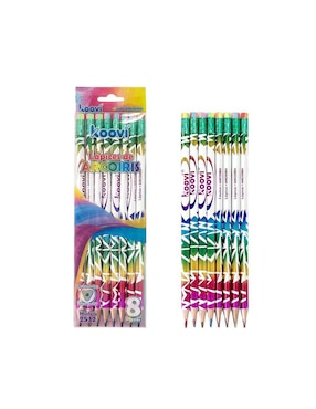 Lápiz de color Koovi triangular 8 piezas