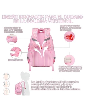 Set mochila escolar Likepink Schooltool impermeable unisex