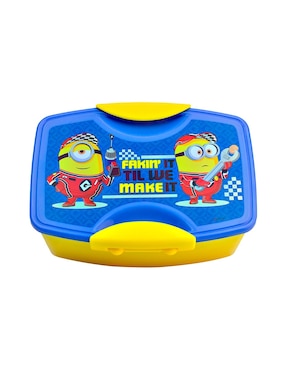 Contenedor Con Tapa Regalos Siglo XXI Minions Mi Villano Favorito De Plástico 4 Piezas