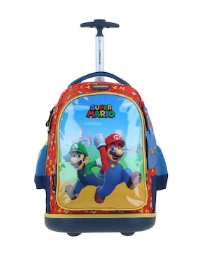 Mochila Escolar Mario Bros Chenson Fiant