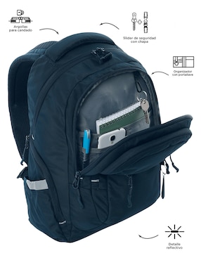 Mochila con portalaptop Totto unisex