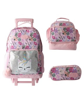 Set Mochila Escolar Us Urban Unicornio