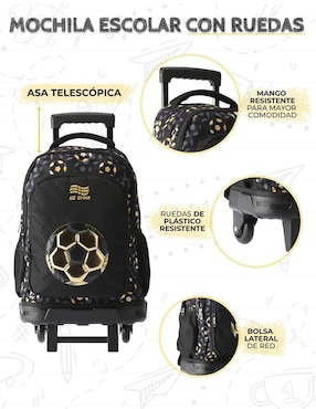 Set mochila escolar Us Urban Futbol unisex