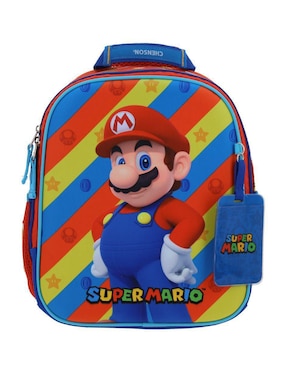 Mochila Escolar Mario Bros Chenson Drivuen