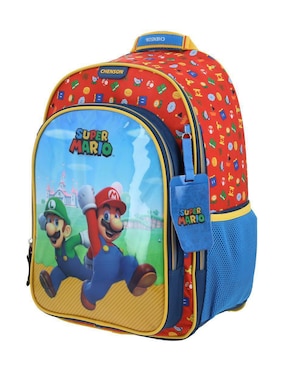 Mochila escolar Mario Bros Chenson Fiant unisex