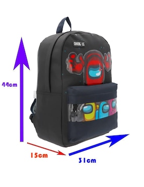 Mochila escolar Among Us Keepack unisex