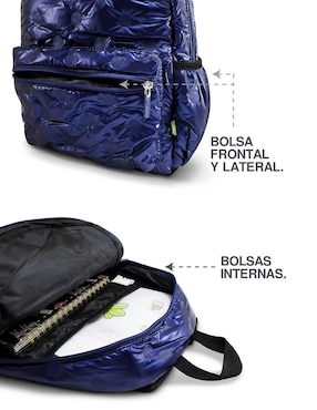 Mochila casual Idea Nuova impermeable unisex