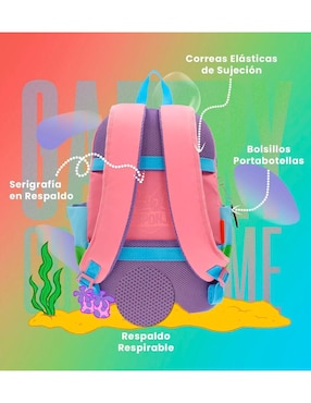 Mochila escolar Gary Common Nation Bob Esponja unisex
