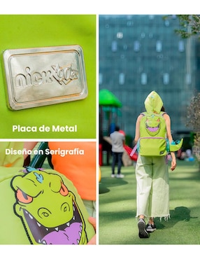 Mochila casual Reptar Keepack Rugrats unisex