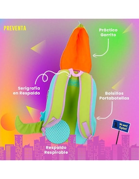 Mochila casual Reptar Keepack Rugrats unisex