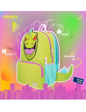Mochila casual Reptar Keepack Rugrats unisex
