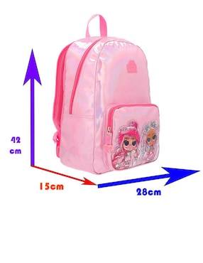 Mochila escolar Lol Surprise Keepack Omg unisex
