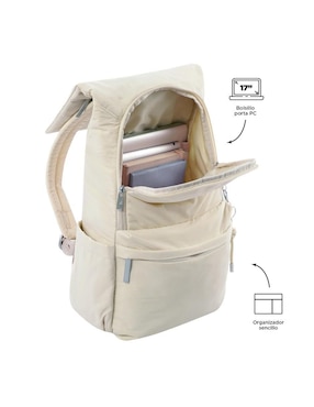 Mochila con portalaptop Totto Ambar unisex