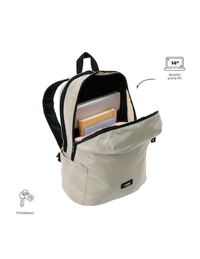 Mochila con portalaptop Totto Scalat unisex