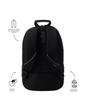 Mochila con portalaptop Totto Scalat unisex
