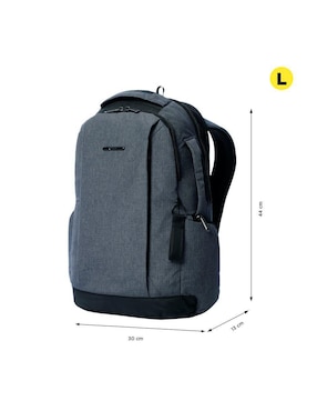 Mochila con portalaptop Totto Hexa impermeable unisex